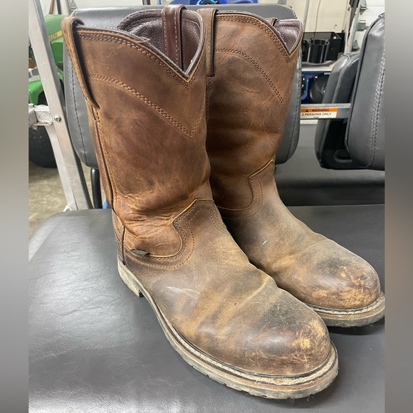 Justin Boots Other - Justin Boots Brown Leather Cowboy Work Boots